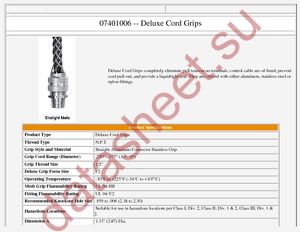 07401006 datasheet  